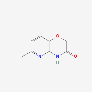 6-Methyl-2H-pyrido[3,2-b][1,4]oxazin-3(4H)-one chemical structure (CAS 20348-10-1)