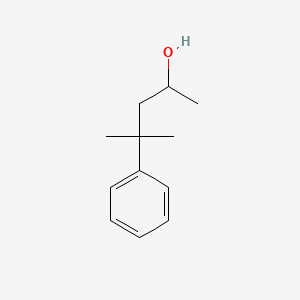 4-Methyl-4-phenylpentan-2-ol chemical structure (CAS 2035-93-0)