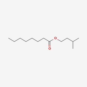Isopentyl octanoate chemical structure (CAS 2035-99-6)