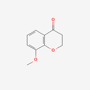 8-Methoxychroman-4-one chemical structure (CAS 20351-79-5)