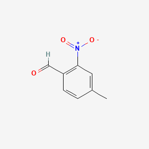 4-Methyl-2-nitrobenzaldehyde chemical structure (CAS 20357-22-6)