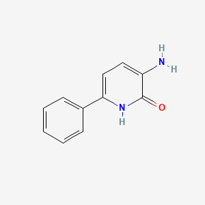 3-Amino-6-phenylpyridin-2(1H)-one chemical structure (CAS 203578-26-1)