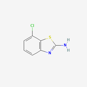 7-Chlorobenzo[d]thiazol-2-amine chemical structure (CAS 20358-01-4)