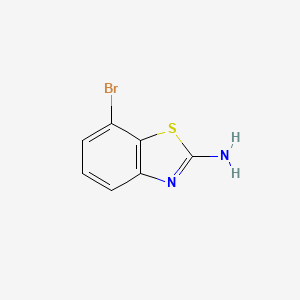 7-Bromobenzo[d]thiazol-2-amine chemical structure (CAS 20358-05-8)