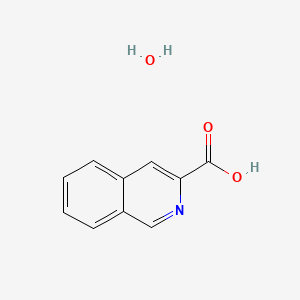 Isoquinoline-3-carboxylic acid hydrate chemical structure (CAS 203626-75-9)