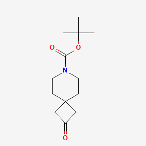 tert-Butyl 2-oxo-7-azaspiro[3.5]nonane-7-carboxylate chemical structure (CAS 203661-69-2)