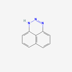 1H-Naphtho[1,8-de][1,2,3]triazine chemical structure (CAS 204-03-5)