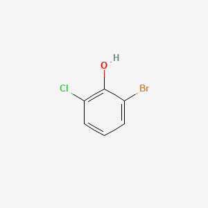 2-Bromo-6-chlorophenol chemical structure (CAS 2040-88-2)
