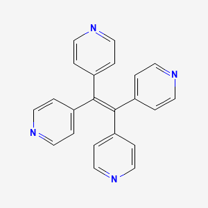 1,1,2,2-Tetra(pyridin-4-yl)ethene chemical structure (CAS 2040295-11-0)