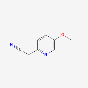 2-(5-Methoxypyridin-2-yl)acetonitrile chemical structure (CAS 204067-34-5)