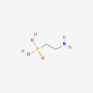 (2-Aminoethyl)phosphonic acid chemical structure (CAS 2041-14-7)