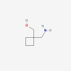 (1-(Aminomethyl)cyclobutyl)methanol chemical structure (CAS 2041-56-7)
