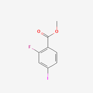 Methyl 2-fluoro-4-iodobenzoate chemical structure (CAS 204257-72-7)