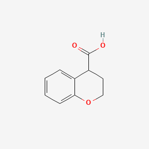 Chroman-4-carboxylic acid chemical structure (CAS 20426-80-6)