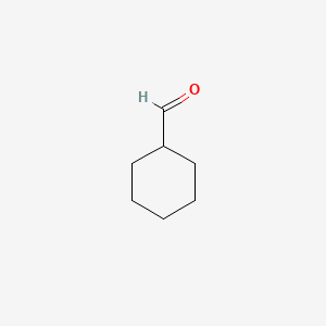 Cyclohexanecarboxaldehyde chemical structure (CAS 2043-61-0)