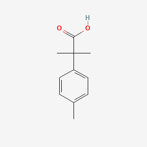 2-Methyl-2-(p-tolyl)propanoic acid chemical structure (CAS 20430-18-6)
