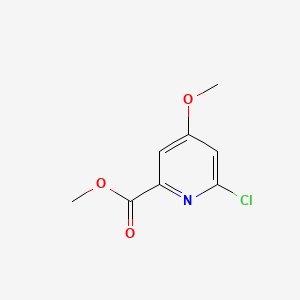 Methyl 6-chloro-4-methoxypicolinate chemical structure (CAS 204378-41-6)