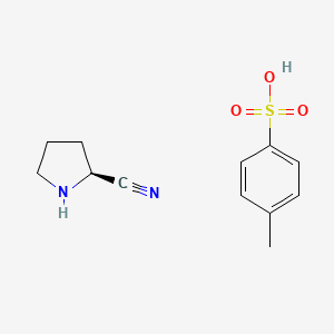 (S)-Pyrrolidine-2-carbonitrile 4-methylbenzenesulfonate chemical structure (CAS 204387-54-2)