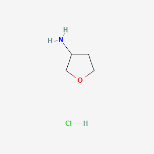 Tetrahydrofuran-3-amine hydrochloride chemical structure (CAS 204512-94-7)