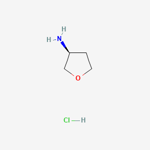 (S)-Tetrahydrofuran-3-amine hydrochloride chemical structure (CAS 204512-95-8)