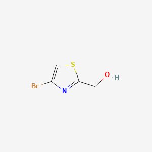 (4-Bromothiazol-2-yl)methanol chemical structure (CAS 204513-31-5)