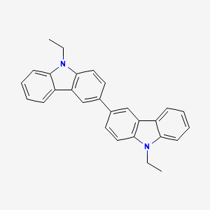 9,9'-Diethyl-9H,9'H-3,3'-bicarbazole chemical structure (CAS 20466-00-6)