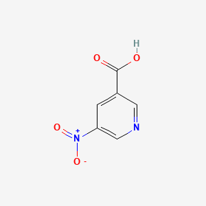 5-Nitropyridin-3-ylcarboxylic acid chemical structure (CAS 2047-49-6)