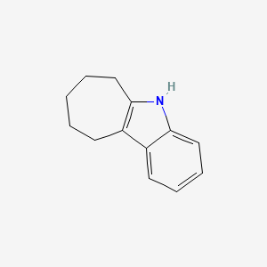 5,6,7,8,9,10-Hexahydrocyclohepta[b]indole chemical structure (CAS 2047-89-4)