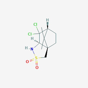 (3aR,6R,7aR)-7,7-Dichloro-8,8-dimethylhexahydro-3H-3a,6-methanobenzo[c]isothiazole 2,2-dioxide chemical structure (CAS 204854-09-1)