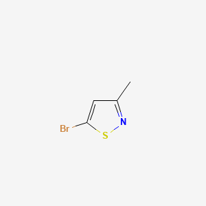 5-Bromo-3-methylisothiazole chemical structure (CAS 20493-60-1)