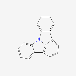 Indolo[3,2,1-jk]carbazole chemical structure (CAS 205-95-8)