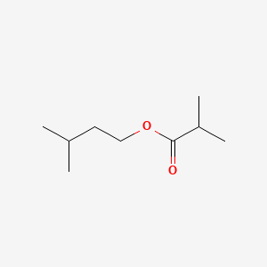 Isoamyl isobutyrate chemical structure (CAS 2050-01-3)