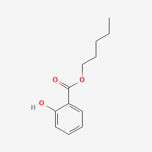 Amyl salicylate chemical structure (CAS 2050-08-0)