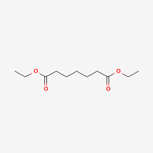 Diethyl heptanedioate chemical structure (CAS 2050-20-6)