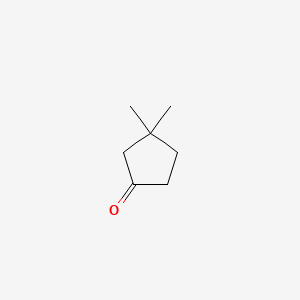 3,3-Dimethylcyclopentanone chemical structure (CAS 20500-49-6)