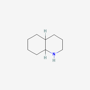 Decahydroquinoline chemical structure (CAS 2051-28-7)