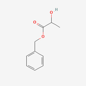 Benzyl 2-hydroxypropanoate chemical structure (CAS 2051-96-9)