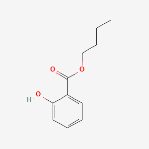 Butyl 2-hydroxybenzoate chemical structure (CAS 2052-14-4)
