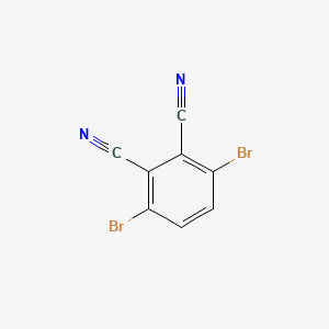 3,6-Dibromophthalonitrile chemical structure (CAS 205237-15-6)