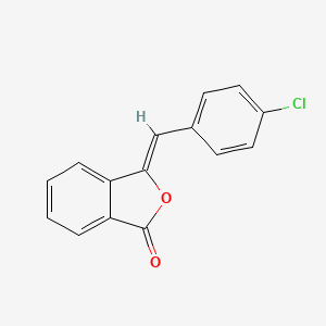 3-(4-Chlorobenzylidene)isobenzofuran-1(3H)-one chemical structure (CAS 20526-97-0)