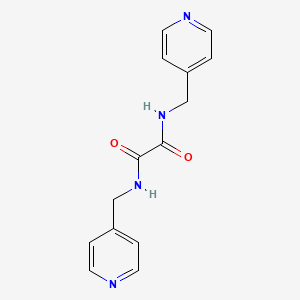 N1,N2-Bis(pyridin-4-ylmethyl)oxalamide chemical structure (CAS 205386-51-2)