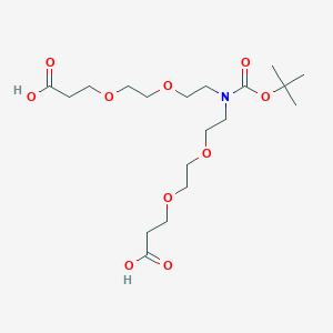 Acid-apeg4-acid n-boc chemical structure (CAS 2054339-01-2)