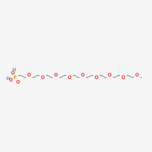 (2,5,8,11,14,17,20,23,26-Nonaoxaoctacosan-28-yl)phosphonic acid chemical structure (CAS 2055016-25-4)