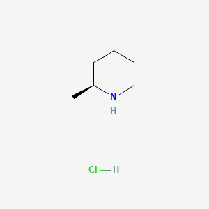 (S)-2-Methylpiperidine hydrochloride chemical structure (CAS 205526-61-0)