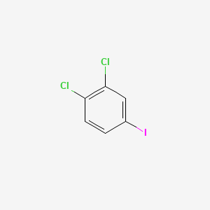 1,2-Dichloro-4-iodobenzene chemical structure (CAS 20555-91-3)