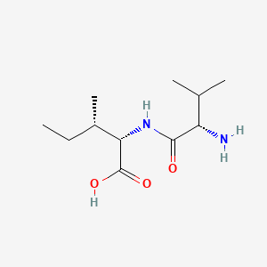 L-Valyl-L-isoleucine chemical structure (CAS 20556-14-3)