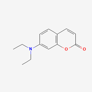 7-(Diethylamino)-2H-chromen-2-one chemical structure (CAS 20571-42-0)