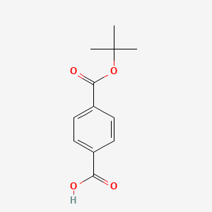 4-(tert-Butoxycarbonyl)benzoic acid chemical structure (CAS 20576-82-3)