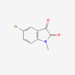 5-Bromo-1-methylindoline-2,3-dione chemical structure (CAS 2058-72-2)
