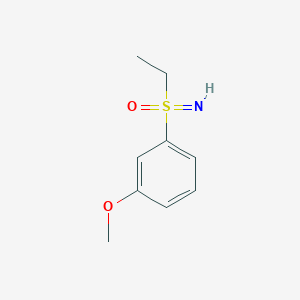 Ethyl(imino)(3-methoxyphenyl)-lambda6-sulfanone chemical structure (CAS 2059954-19-5)